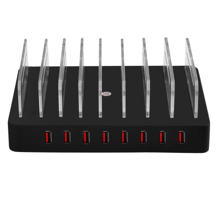 X6 96W 2.4A 8 USB Ports Smart Charger with Detachable Bezel, US Plug, US Plug Black, US Plug White