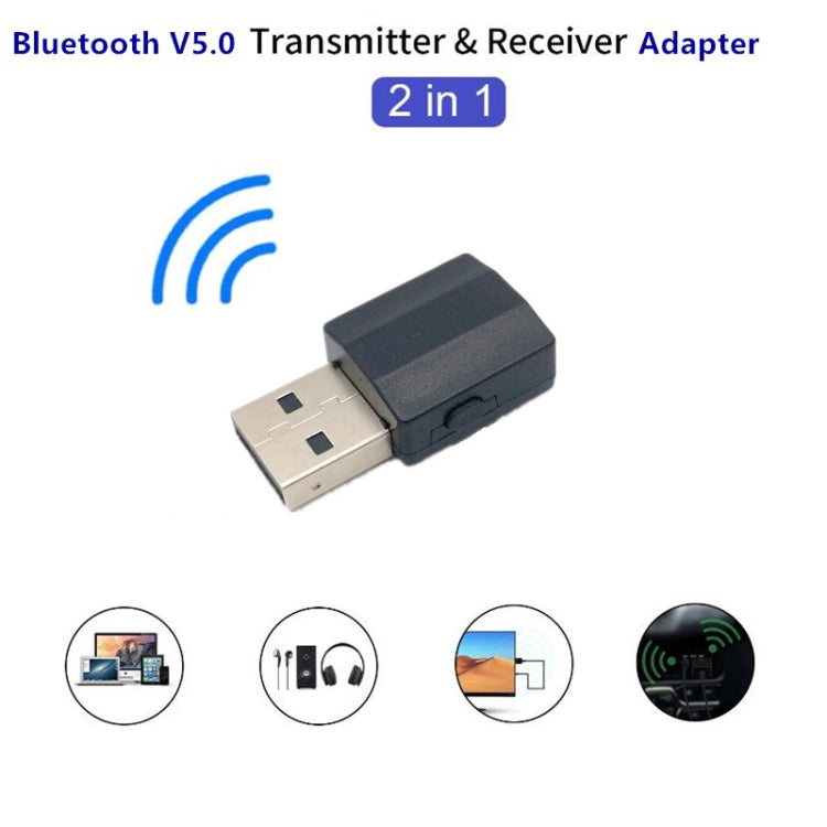 BT600 USB Wireless Audio 2 in 1 Bluetooth 5.0 Receiver & Transmitter Adapter, BT600 2 in 1