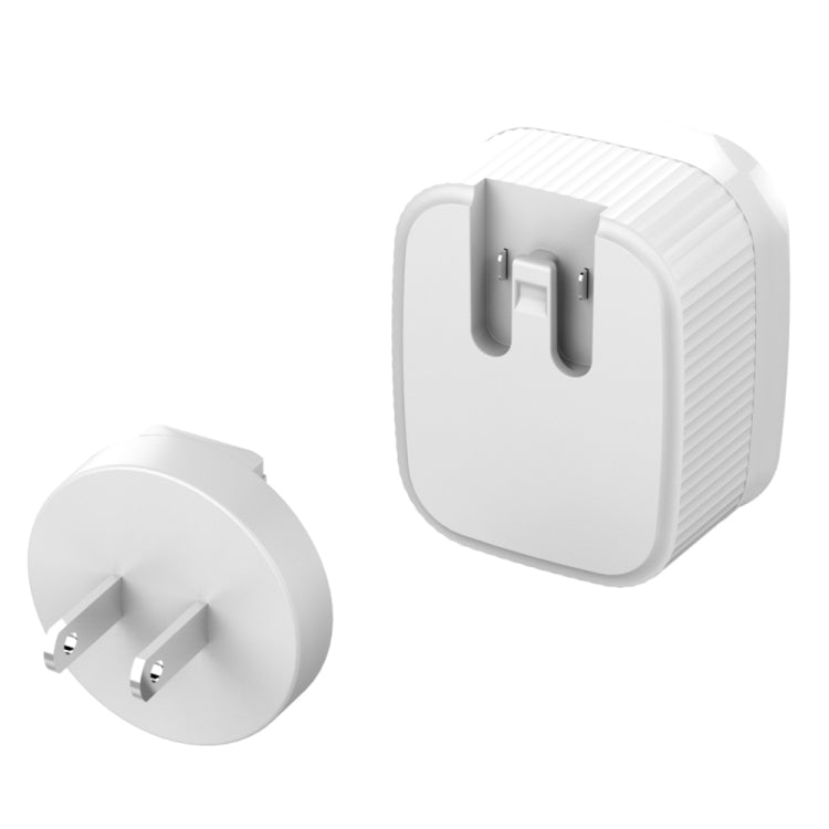 LDNIO A201 2.4A Dual USB Charging Head Travel Direct Charge Mobile Phone Adapter Charger With 8 Pin Data Cable, 8 Pin