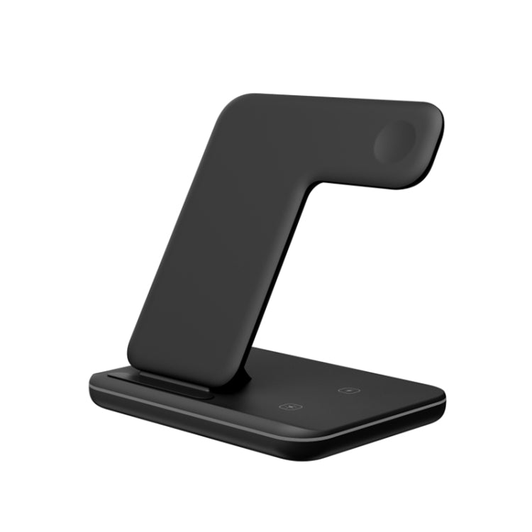 Chargeur sans fil magnétique vertical QI Z5A pour téléphones portables, montres Apple et AirPods, Samsung Galaxy Buds et Huawei Free Buds, avec anneau lumineux tactile, Z5A