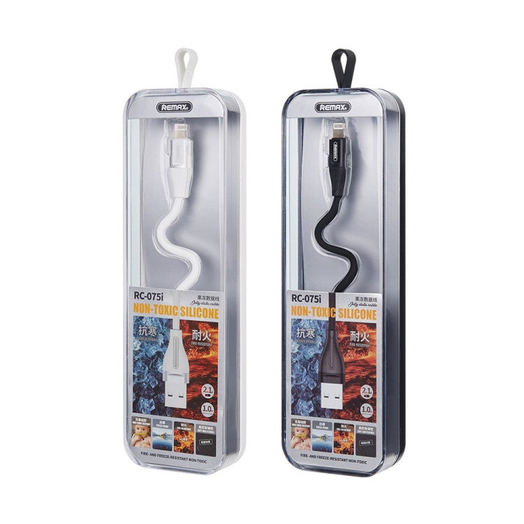 REMAX RC-075i 1m 2.1A USB to 8 Pin Jell Data Cable, 8 Pin