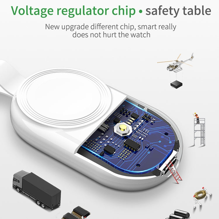 Chargeur sans fil magnétique et portable universel 848 pour Apple Watch Series 6/5/SE/4/3/2/1