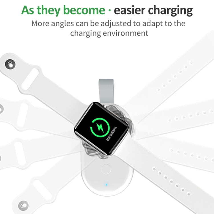 848 Universal Portable Mobile Power & Magnetic Wireless Charger for Apple Watch Series 6 / 5 / SE / 4 / 3 / 2 / 1