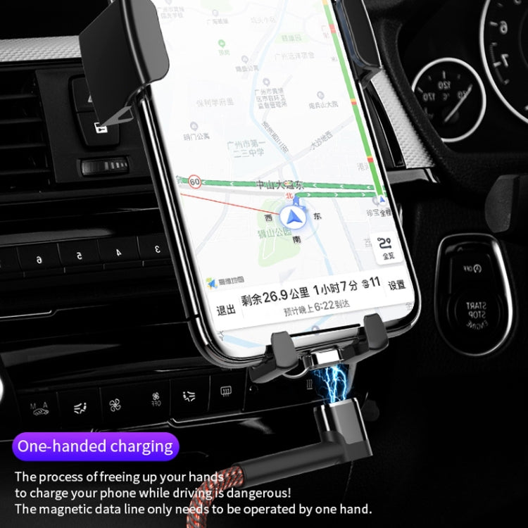Type-C / USB-C to 8 Pin PD Angle Head Magnetic Charging Data Cable