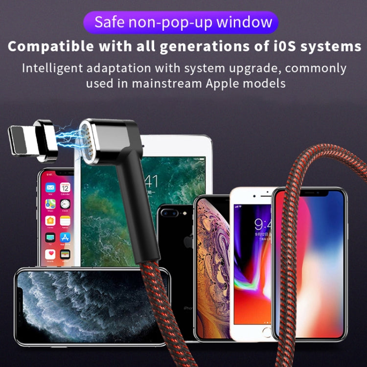 Type-C / USB-C to 8 Pin PD Angle Head Magnetic Charging Data Cable