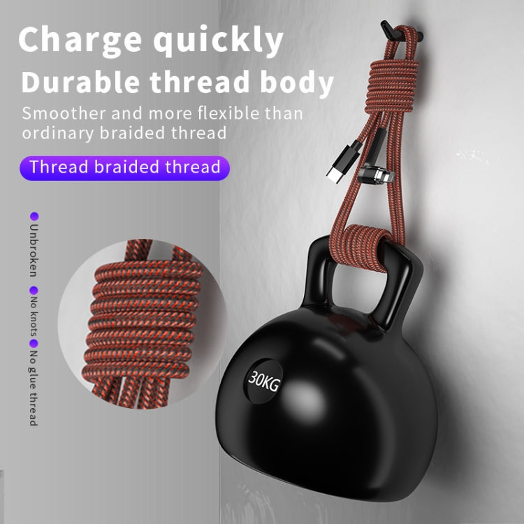 Type-C / USB-C to 8 Pin PD Angle Head Magnetic Charging Data Cable