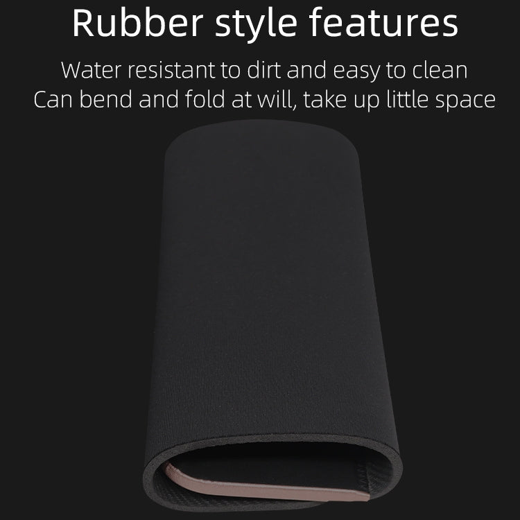 Tapis de souris en caoutchouc avec chargeur sans fil standard QI OJD-36 10 W, dimensions : 26,2 x 19,8 x 0,65 cm