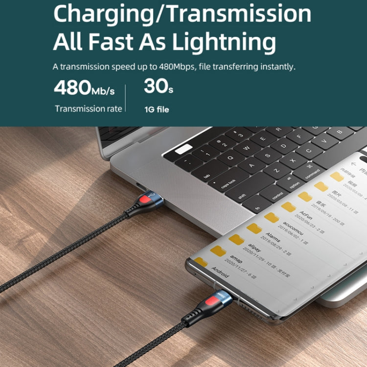 REMAX RC-188i Lesu Pro 1m PD20W Type-C to 8 Pin Aluminum Alloy Braid Fast Charging Data Cable, Type-C to 8 Pin