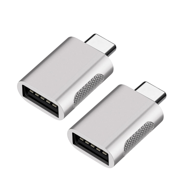Adaptateur USB-C/Type-C mâle vers USB 3.0 femelle en alliage de zinc, 2 pièces, SBT-158 noir, SBT-158 or, SBT-158 or rose, SBT-158 argent