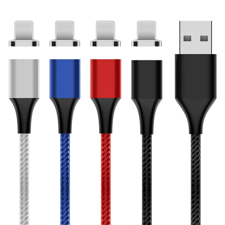 M11 3A USB to 8 Pin Nylon Braided Magnetic Data Cable, Cable Length: 1m, 8 Pin