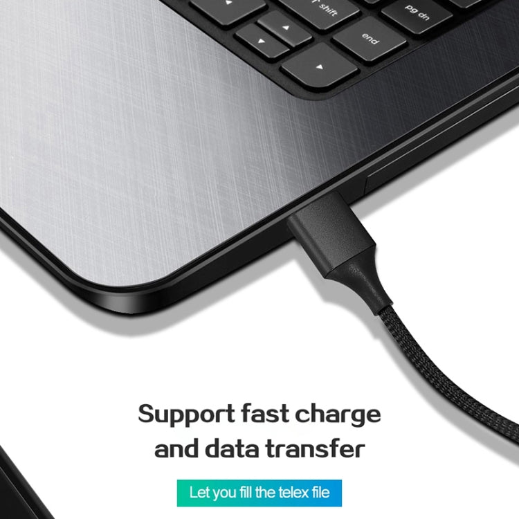 M11 3A USB to 8 Pin Nylon Braided Magnetic Data Cable, Cable Length: 1m, 8 Pin