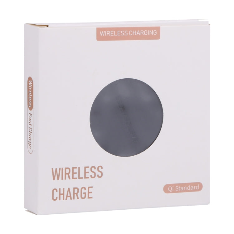 Chargeur sans fil rond en plastique à motif écossais QI 10 W, plastique
