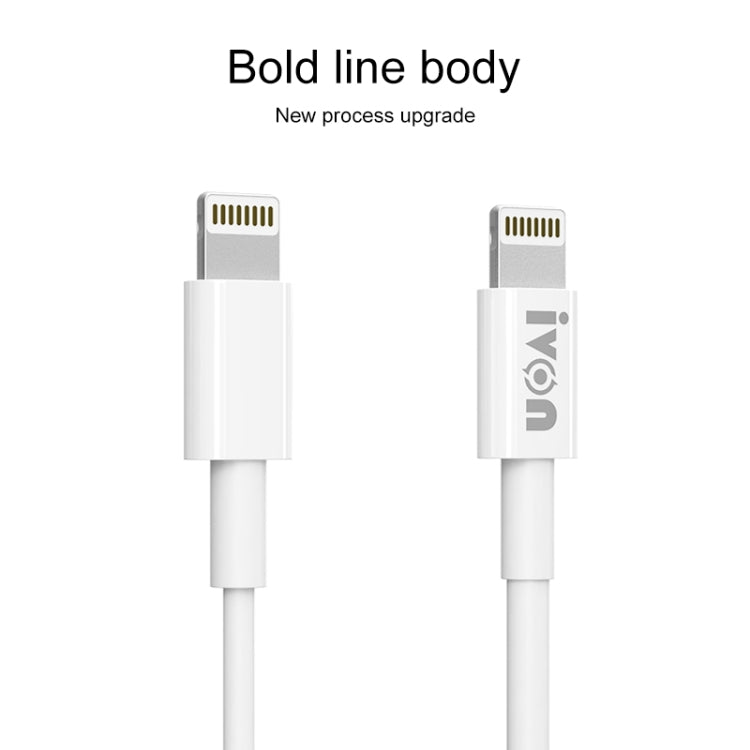 IVON CA70 8 Pin Fast Charging Data Cable, Length: 1m, 8 Pin, Length: 1m