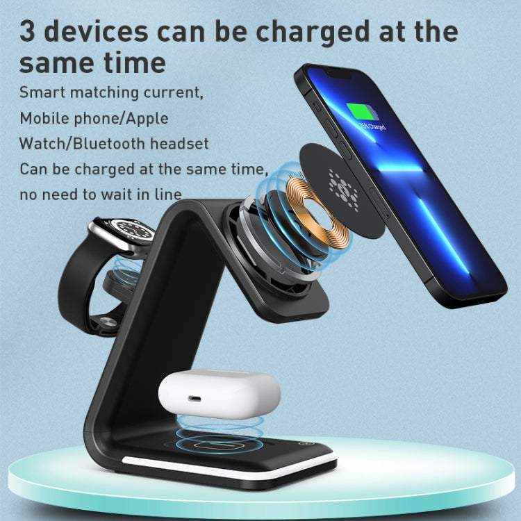 B17 3 in 1 Magnetic Wireless Vertical Charger