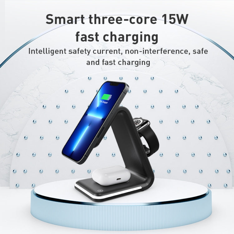 B17 3 in 1 Magnetic Wireless Vertical Charger