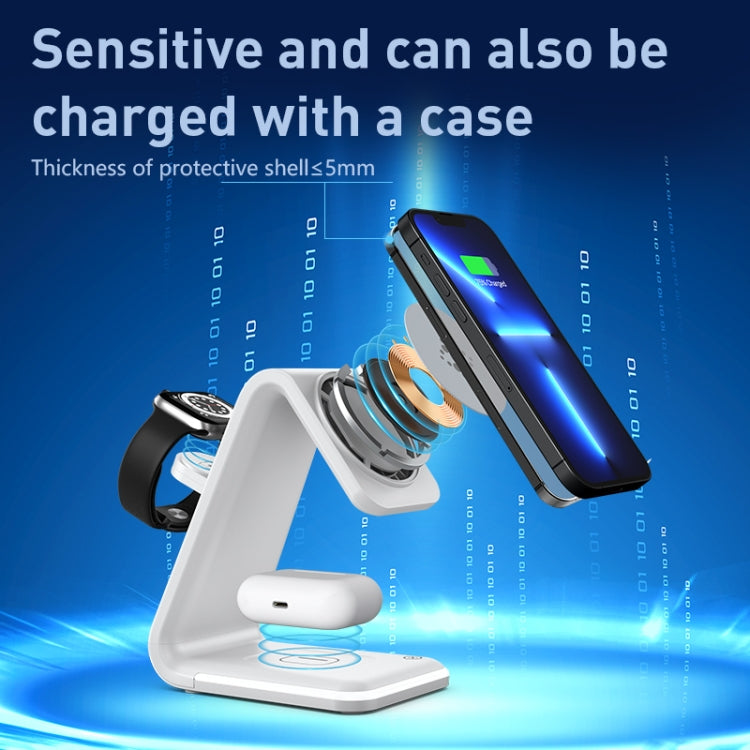 B17 3 in 1 Magnetic Wireless Vertical Charger