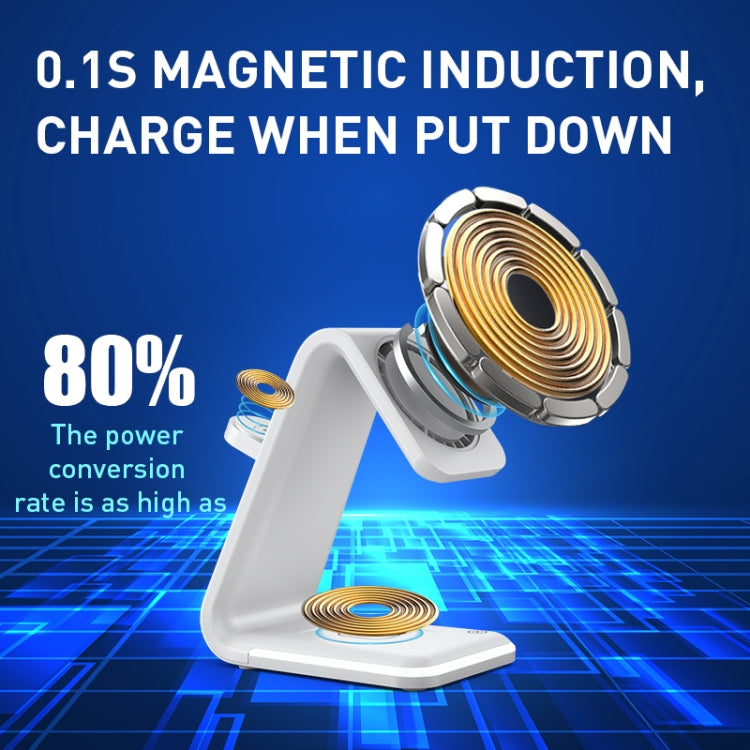 B17 3 in 1 Magnetic Wireless Vertical Charger