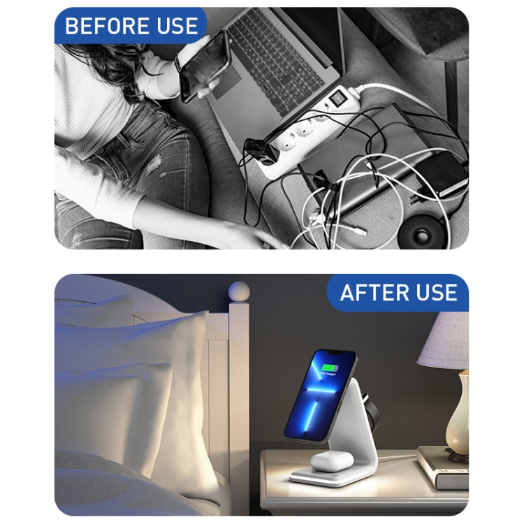 B17 3 in 1 Magnetic Wireless Vertical Charger