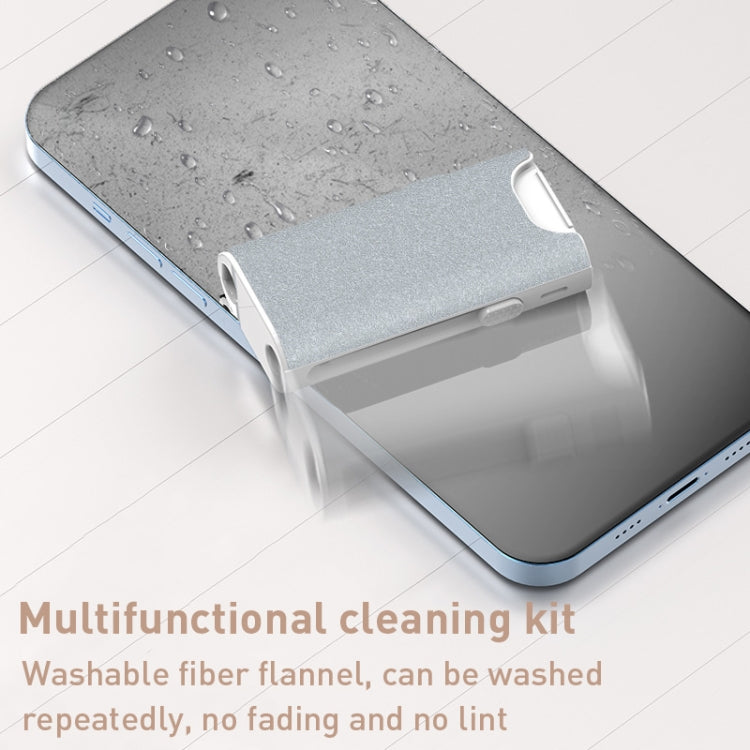 Q6 5 in 1 Wireless Earphone Charging Box Mobile Phone Screen Cleaning Kit, Q6