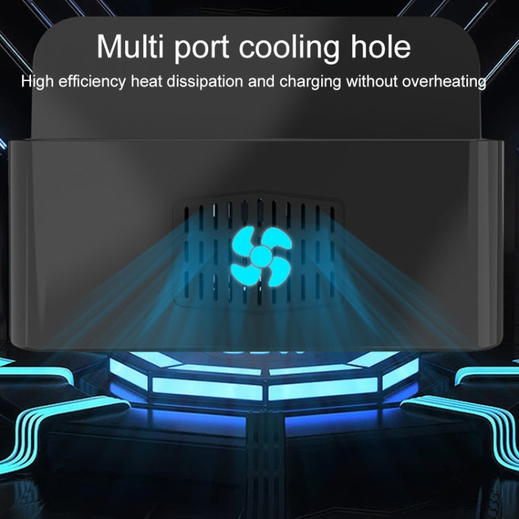 YFY-A52 100W 2.4A 7 x USB Ports Smart Charging Station with Phone & Tablet Stand, YFY-A52