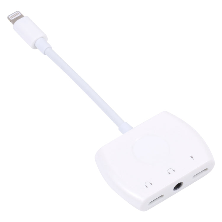 8 Pin Male to Dual 8 Pin+ 3.5mm Audio Female Headphone Adapter Adapter, 8 Pin Male to Dual 8 Pin+ 3.5mm