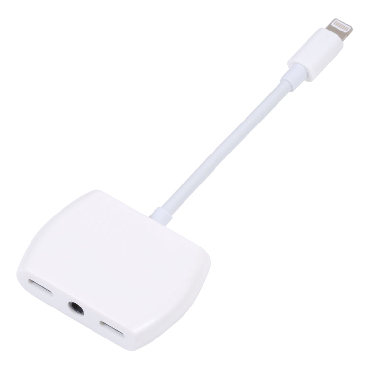 8 Pin Male to Dual 8 Pin+ 3.5mm Audio Female Headphone Adapter Adapter, 8 Pin Male to Dual 8 Pin+ 3.5mm