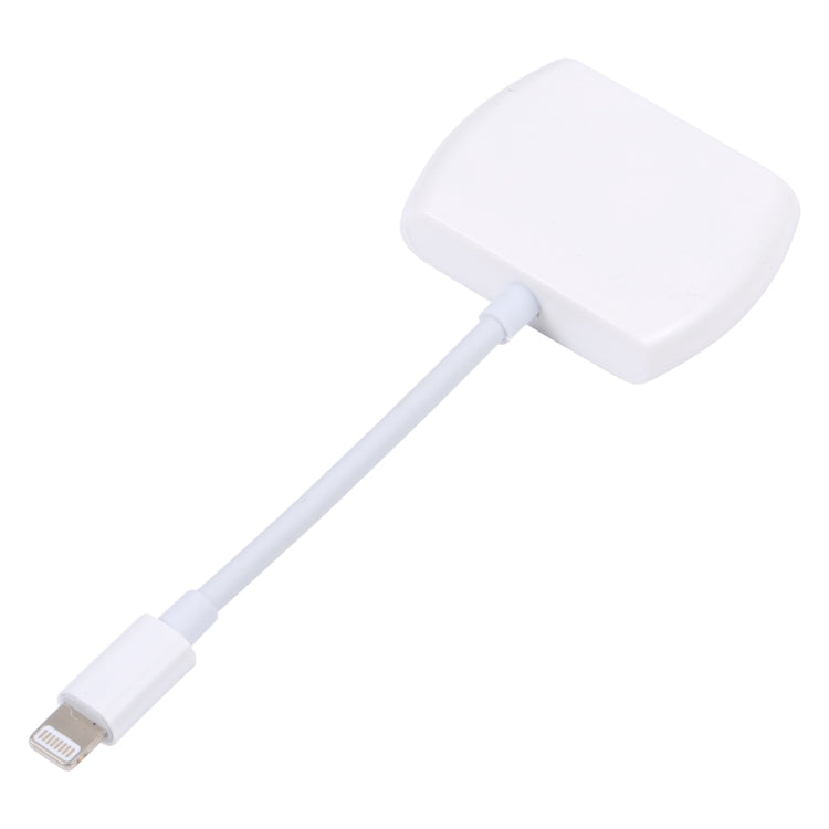 8 Pin Male to Dual 8 Pin+ 3.5mm Audio Female Headphone Adapter Adapter, 8 Pin Male to Dual 8 Pin+ 3.5mm