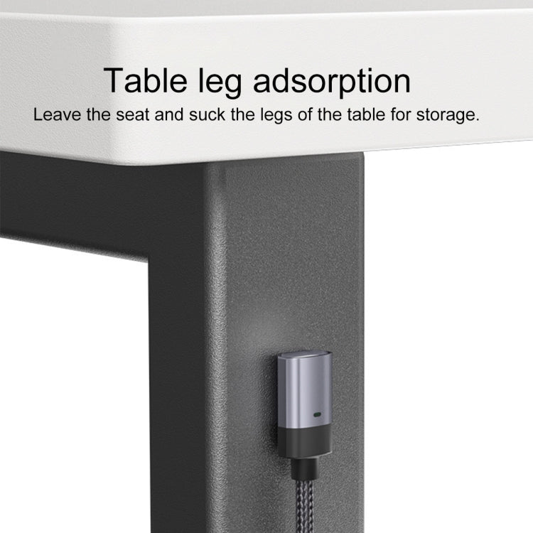 Câble de données magnétique USB-C/Type-C 27 W vers 8 broches, charge rapide, style : câble de 1 m + tête magnétique, 8 broches