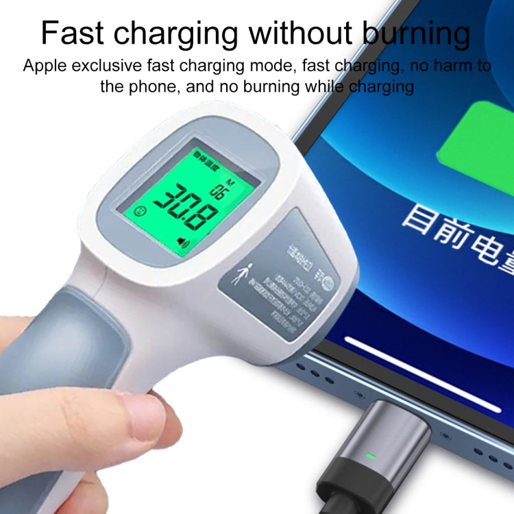 27W USB-C / Type-C to 8 Pin Fast Charging Magnetic Data Cable, Style: 1m Cable + Magnetic Head