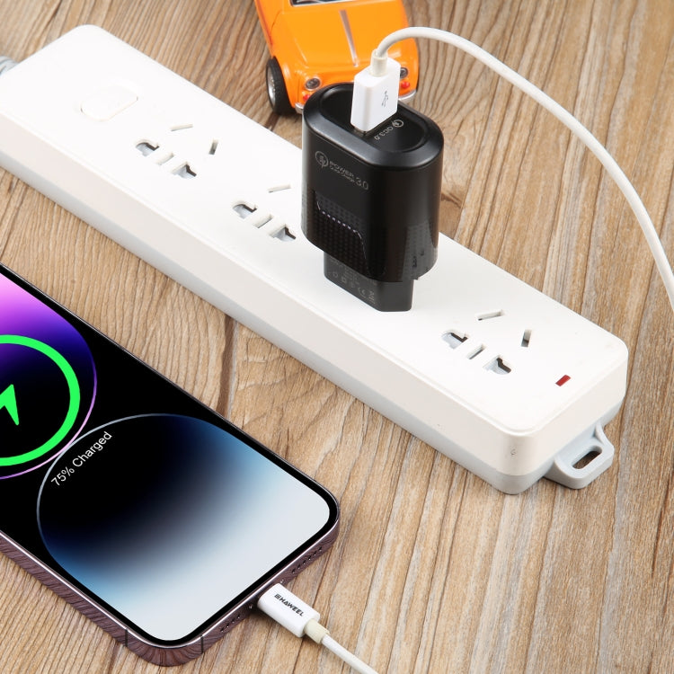 LZ-2117 18W QC3.0 3.1A USB Fast Charger, EU Plug, EU Plug