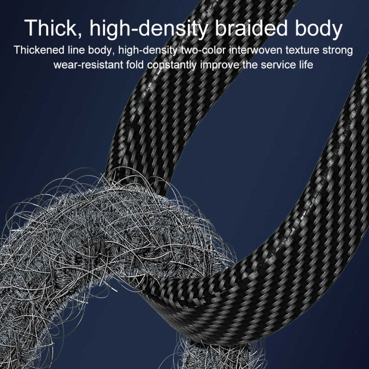 WK WDC-189 Armor Series 2 in 1 65W USB-C/Type-C to USB-C/Type-C+8 Pin Magnetic Data Cable, Length: 1.2m, USB-C/Type-C to USB-C/Type-C+8 Pin