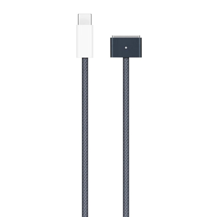USB-C / Type-C to Magsafe 3 Braided Fast Charging Data Cable, Length: 2m