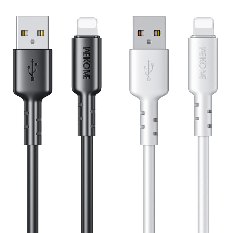 WEKOME WDC-01 Tidal Energy Series 2.4A USB to 8 Pin PVC Data Cable, Length: 1m, USB to 8 Pin