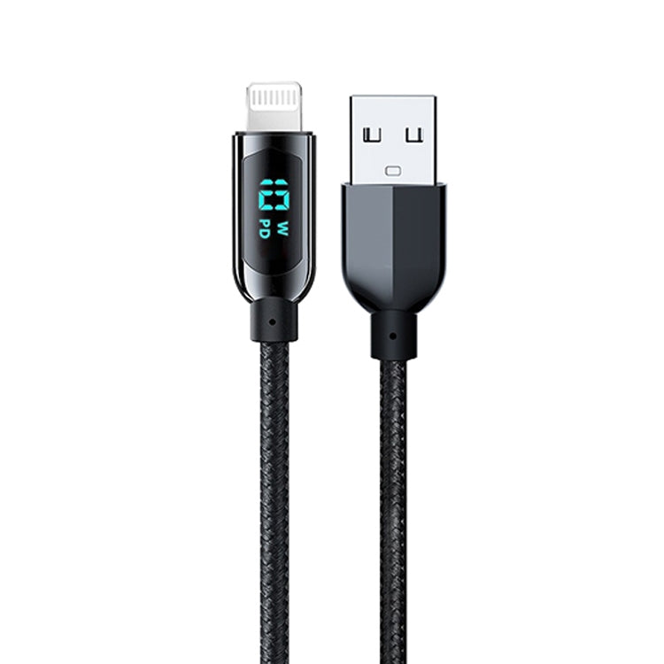 Mutural Li-CC004 1.2m 10W Digital Display USB to 8 Pin Charging Data Cable, USB to 8 Pin