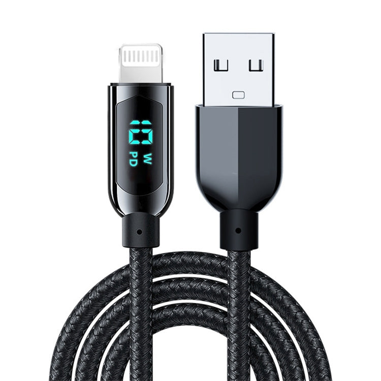Mutural Li-CC004 1.2m 10W Digital Display USB to 8 Pin Charging Data Cable, USB to 8 Pin