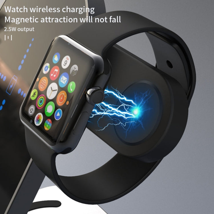 H35 6 in 1 15W Digital Display Magsafe Magnetic Wireless Charger with Alarm Clock Function, H35