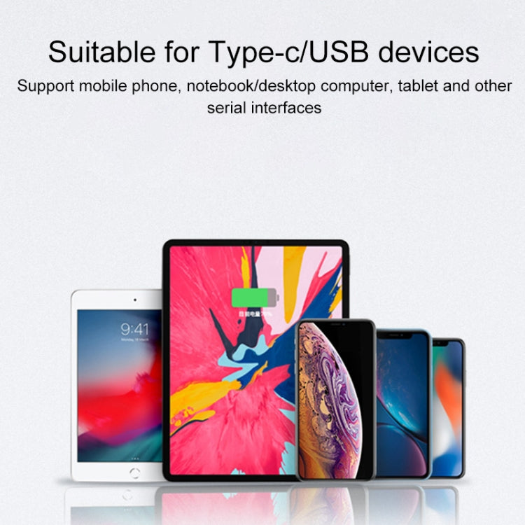 10 Gbps USB Female to Type-C Male Magnetic Magnetic Medium Elbow Charging Adapter, Medium Elbow