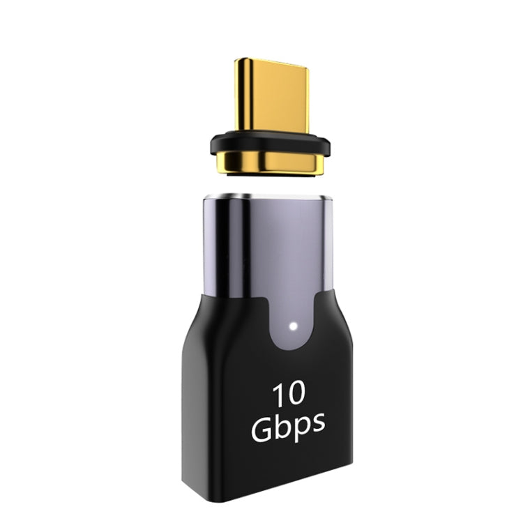 10 Gbps USB Female to USB-C/Type-C Male Magnetic Straight Charging Adapter, Straight