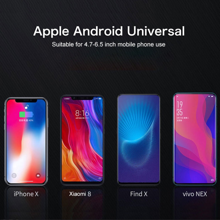 S-02 Six-finger Linkage Cool Wind Cooling Mobile Phone Gamepad with Bracket, Suitable for 4.7-6.5 inch Mobile Phones, Cool Wind Cooling