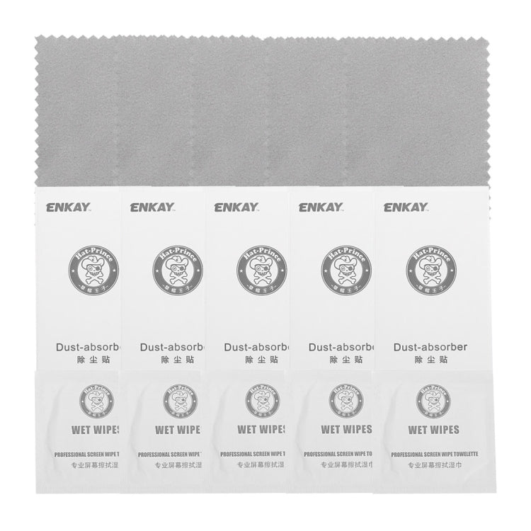 For iPhone X 5pcs ENKAY Hat-Prince 0.26mm 9H Surface Hardness 2.5D Explosion-proof Full Screen Tempered Glass Screen Film, For X 2.5D (5 PCS)