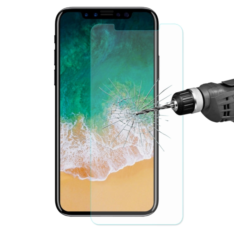 For iPhone X ENKAY Hat-Prince 0.26mm 9H Hardness 2.5D Tempered Glass Screen Film, For X