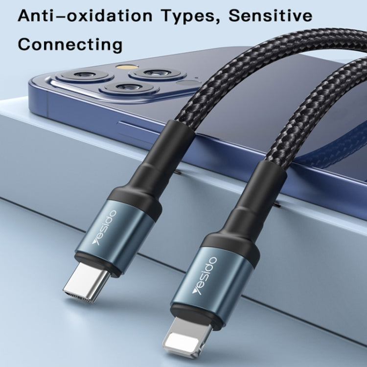 Yesido CA76 20W USB-C / Type-C to 8 Pin Charging Cable, Length: 1.2m, CA76