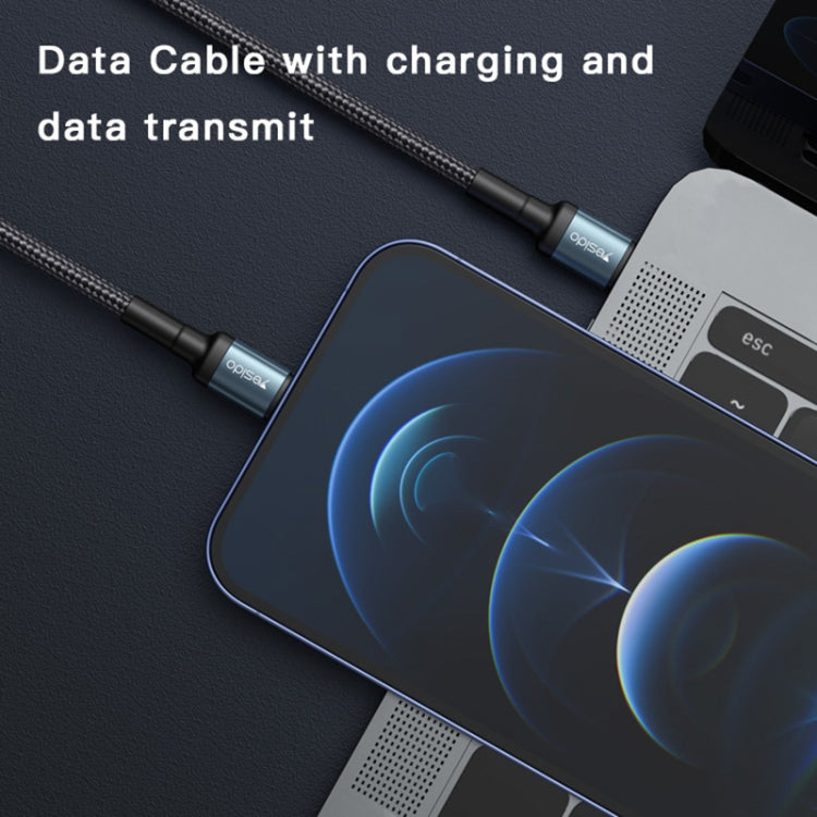 Yesido CA76 20W USB-C / Type-C to 8 Pin Charging Cable, Length: 1.2m, CA76