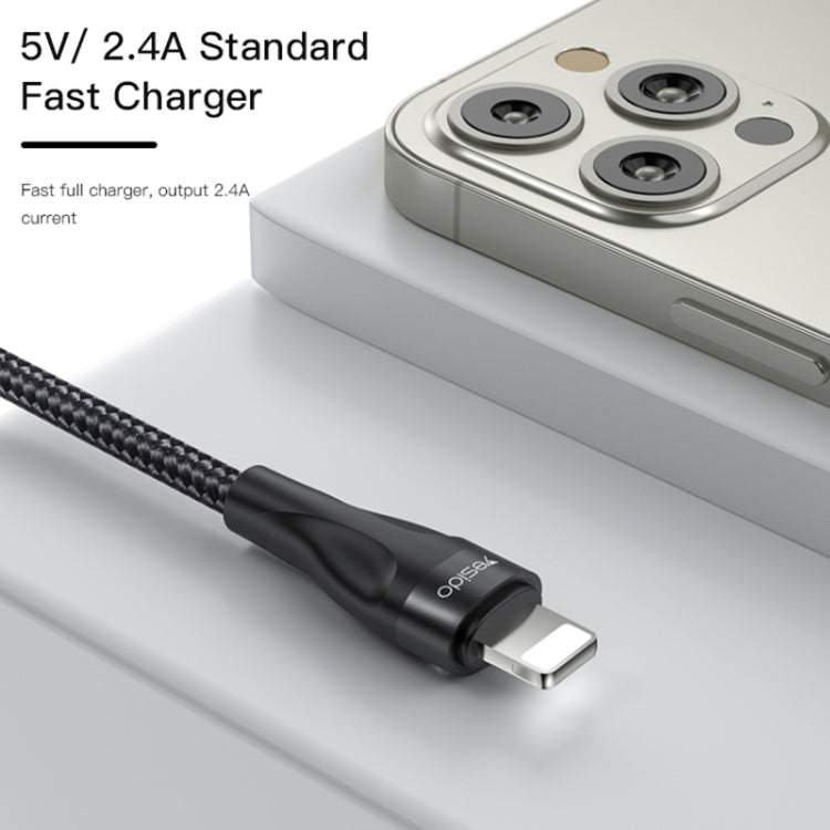 Yesido CA82 2.4A USB-C / Type-C to 8 Pin Charging Cable, Length: 30cm, CA82