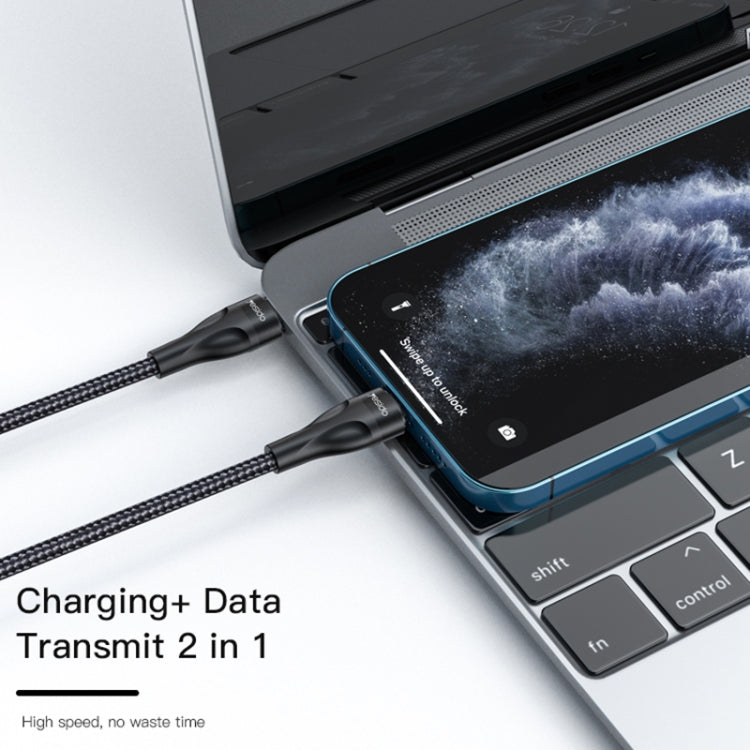 Yesido CA82 2.4A USB-C / Type-C to 8 Pin Charging Cable, Length: 30cm, CA82