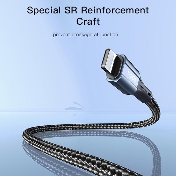 Yesido CA95 3A 20W USB-C / Type-C to 8 PinFast Charging Cable, Length: 1.2m, CA95