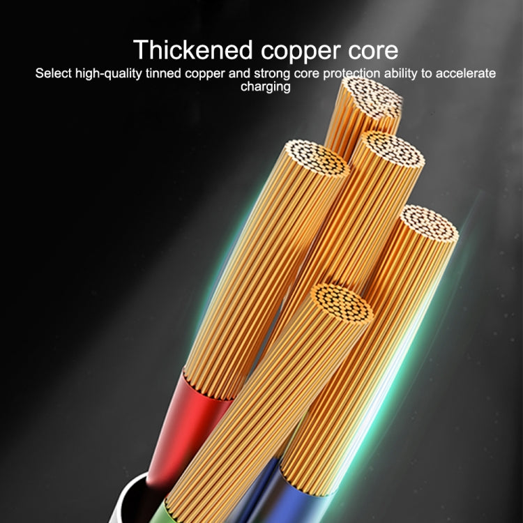 IVON CA88 12W 2.4A USB to 8 Pin Nylon Braid Fast Charge Data Cable, Cable Length: 1m, 8 Pin