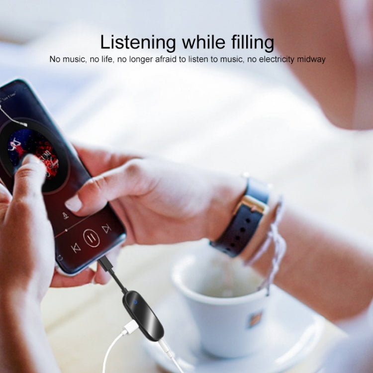 BK-325 2 in 1 8 Pin Male to 8 Pin Charging + 3.5mm Audio Female Earphone Adapter, BK-325 8 Pin Charging + 3.5mm Audio