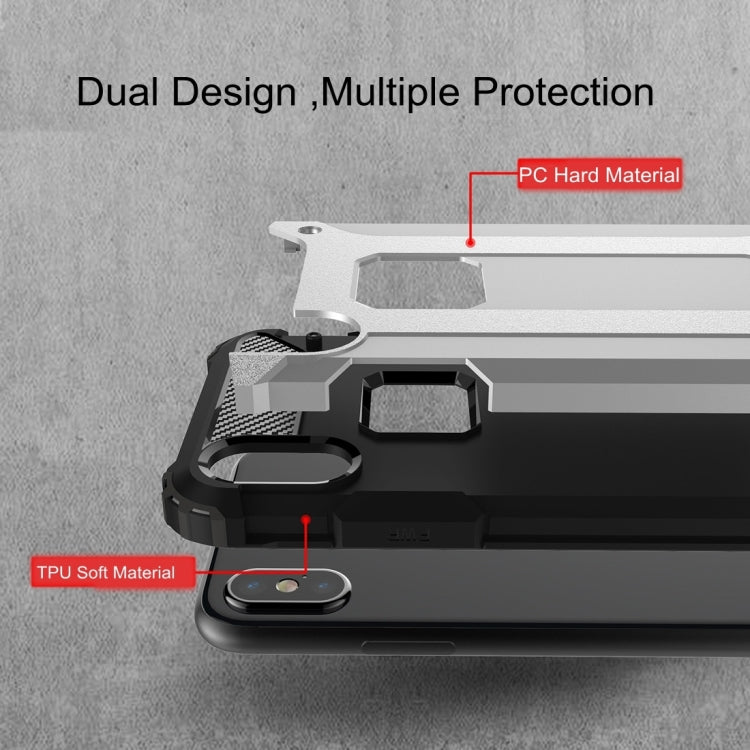 For iPhone X / XS Magic Armor TPU + PC Combination Case