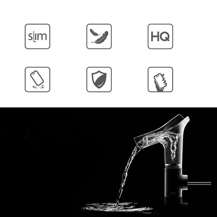 For iPhone X / XS  Fashion Transparent Texture Anti-collision TPU Protective Case, For X